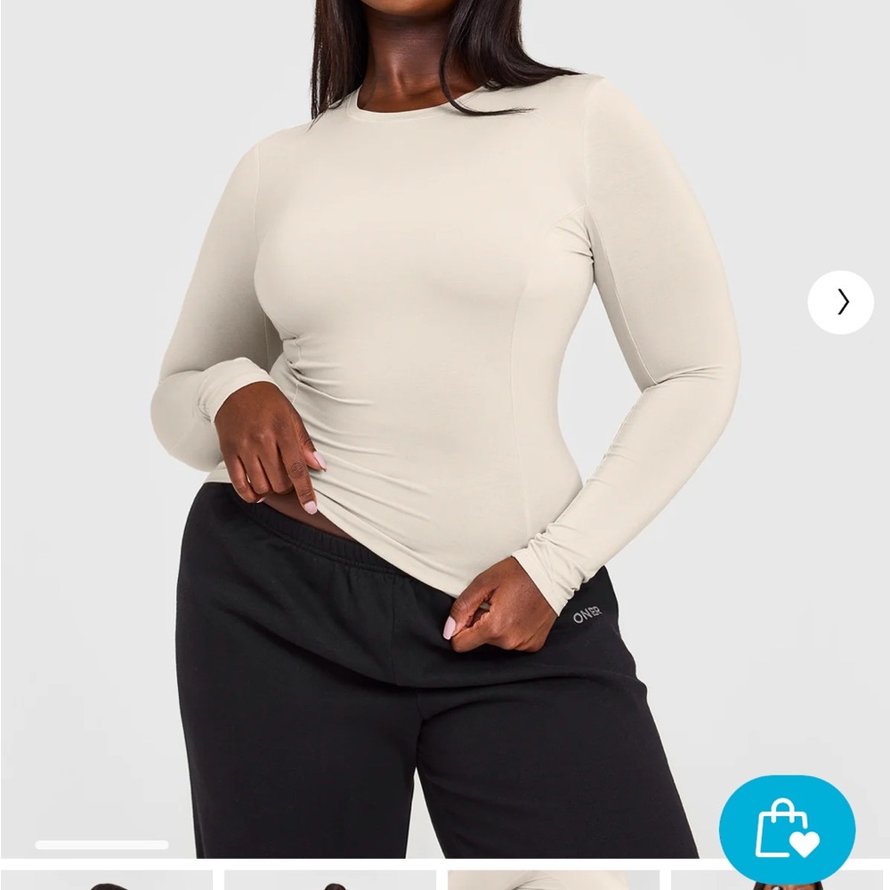 Oner Active Sand- Mellow Soft Long Sleeve Top (Long Length)